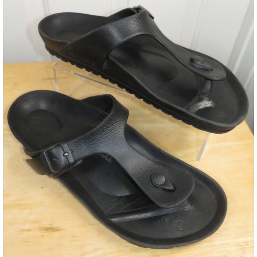 Birkenstock EVA Gizeh Shoes Sandals EU Size 41 Women’s 10/Men 8 Black Unisex